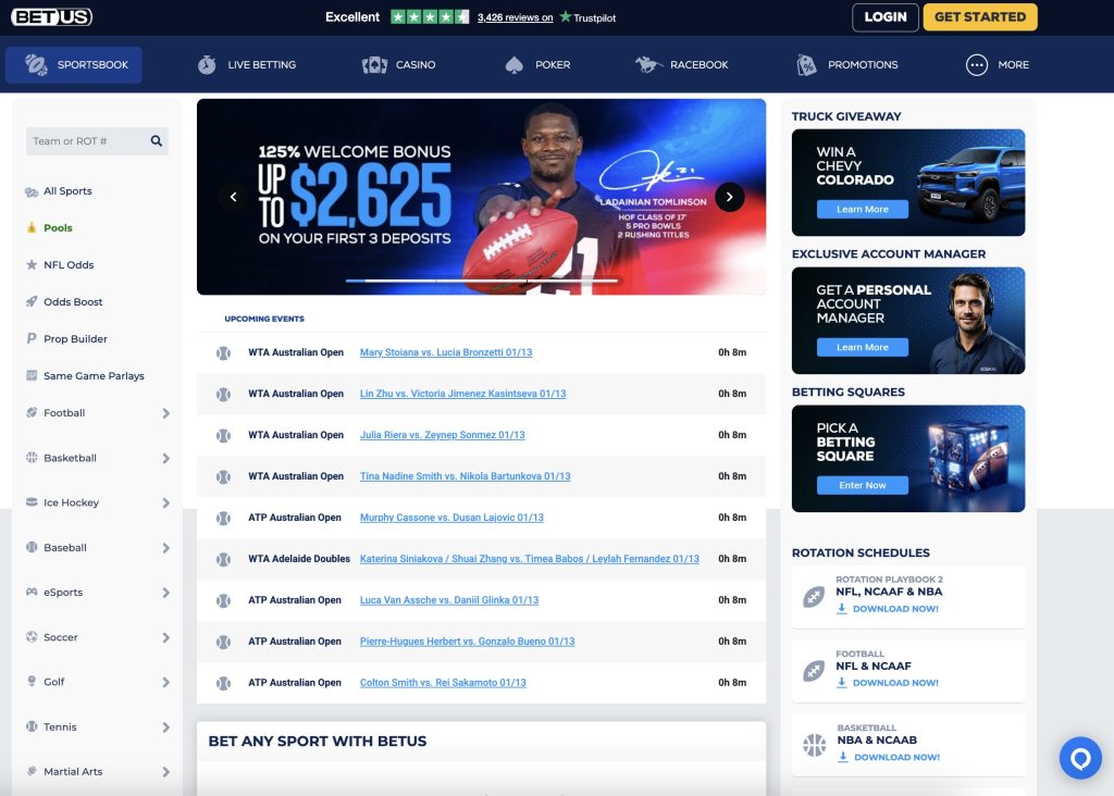 BetUS Florida Sports Betting Site